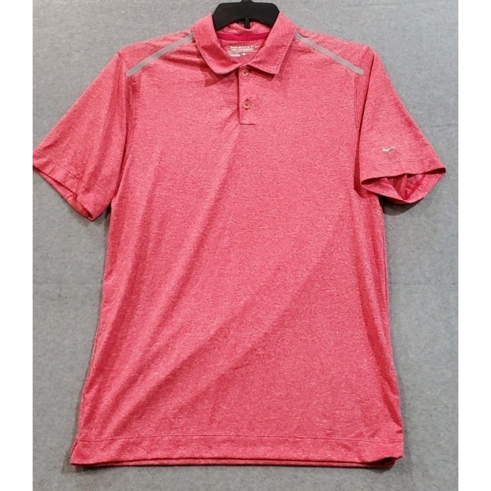 Nike Golf Tour‎ Performance Dri Fit Polo Size Small Pink